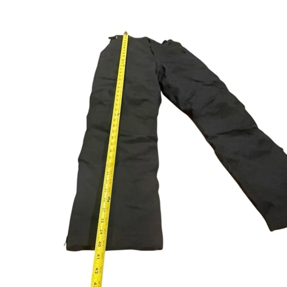 Boys Size 18 Lands End Snow Pants XL Youth Black Snowpants Winter Ski
